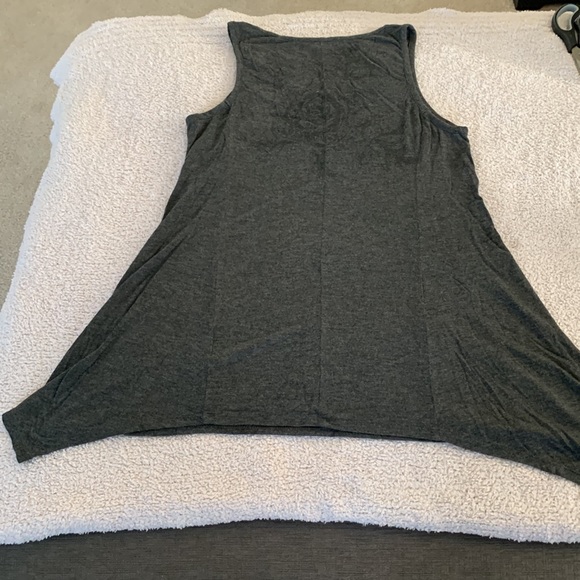 Le Chateau charcoal black tank top. - Picture 4 of 9
